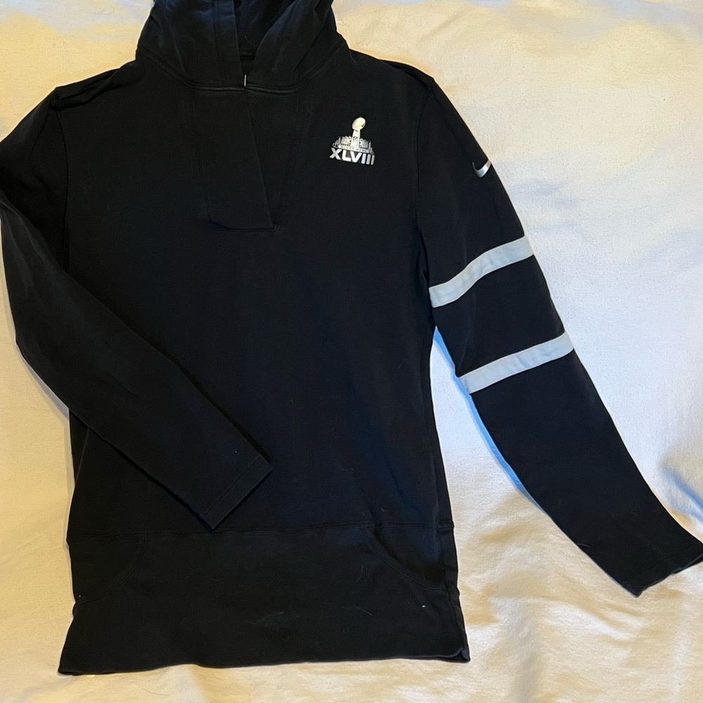 Vintage Super Bowl XLVIII (48) Women's Black Nike Hoodie, in great condition.